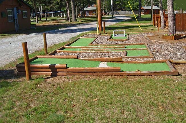 Mini-golf at Mio Pine Acres