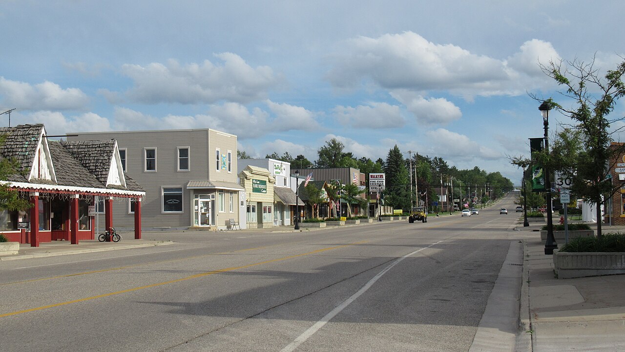 Downtown Mio, Michigan