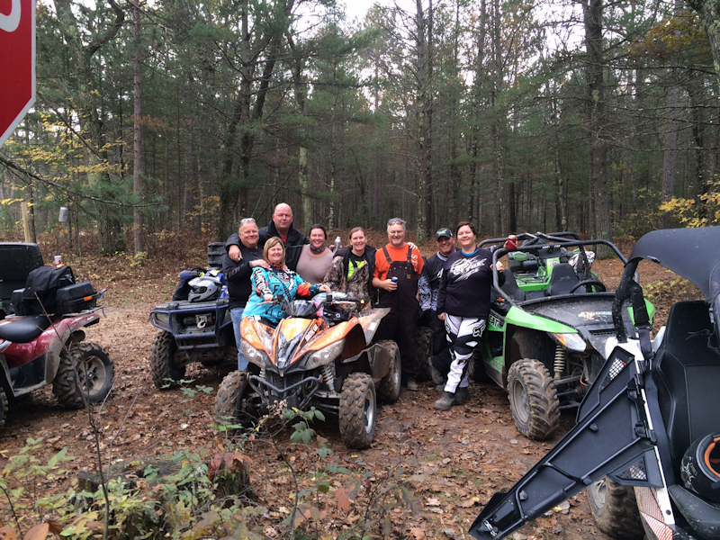 Canadian ORV group at Mio Pine Acres