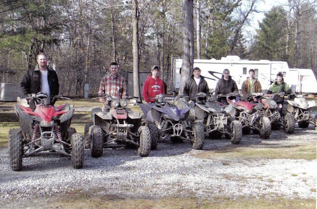 ATV riders at Mio Pine Acres staging area